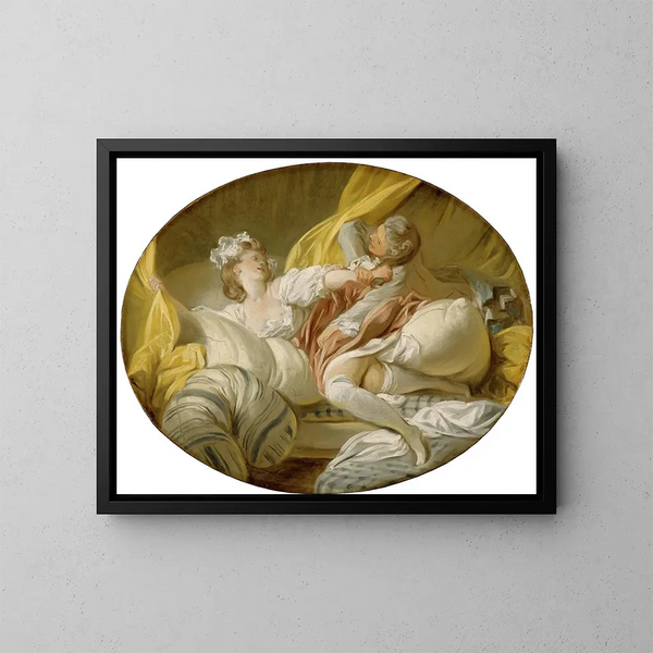 La Belle Servante - Jean-Honoré Fragonard — indrammet kunstværk på væggen