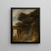 La Cascade - Jean-Honoré Fragonard — indrammet kunstværk på væggen