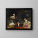 Les Premiers Pas - Jean-Honoré Fragonard — indrammet kunstværk på væggen