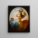 La Déesse Minerve - Jean-Honoré Fragonard — indrammet kunstværk på væggen