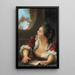 La Lettre d'amour - Jean-Honoré Fragonard — indrammet kunstværk på væggen