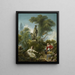 Le Progrès de l'Amour La Rencontre - Jean-Honoré Fragonard — indrammet kunstværk på væggen