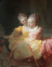 De To Søstre - Jean-Honoré Fragonard — visning af kunstværket