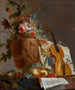 naturtro med blomster og en violin - Jean-Jacques Bachelier — visning af kunstværket