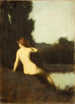 En badende Echo - Jean-Jacques Henner — visning af kunstværket