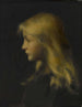 Fillette blonde - Jean-Jacques Henner — visning af kunstværket