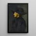 Madame Séraphin Henner - Jean-Jacques Henner — indrammet kunstværk på væggen