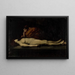 Le Lévite d'Éphraïm og hans døde kone - Jean-Jacques Henner — indrammet kunstværk på væggen
