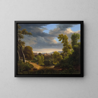 JeanJosephXavier Bidauld - A view of Vietri near the sea in the Gulf of Salerno with Capri in the background.webp