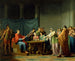 Bérénice, der kritiserer Ptolemaios - Jean-Joseph Taillasson — visning af kunstværket