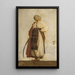Personage symboliserende Tyrkiet - Jean-Léon Gérôme — indrammet kunstværk på væggen