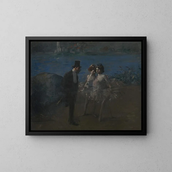 Dansere - Jean-Louis Forain — indrammet kunstværk på væggen