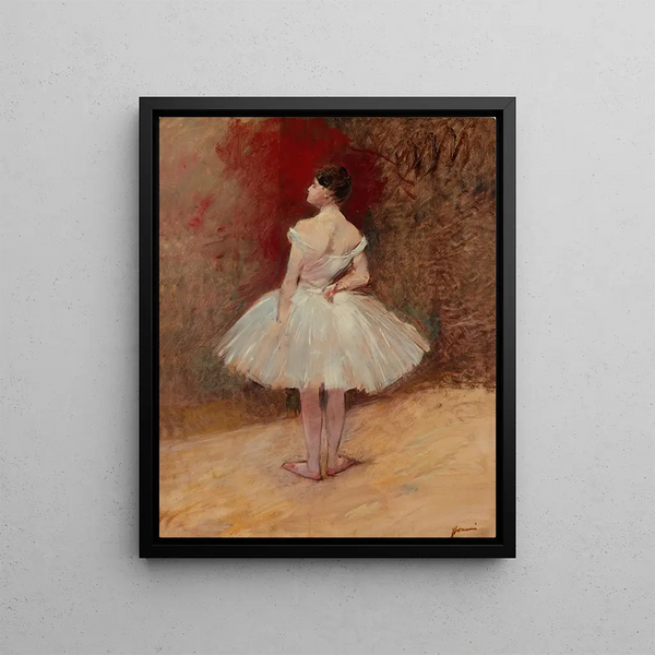 Danseuse debout - Jean-Louis Forain — indrammet kunstværk på væggen