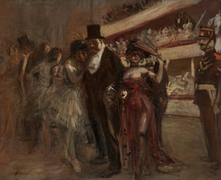La scène d'opéra - Jean-Louis Forain — visning af kunstværket