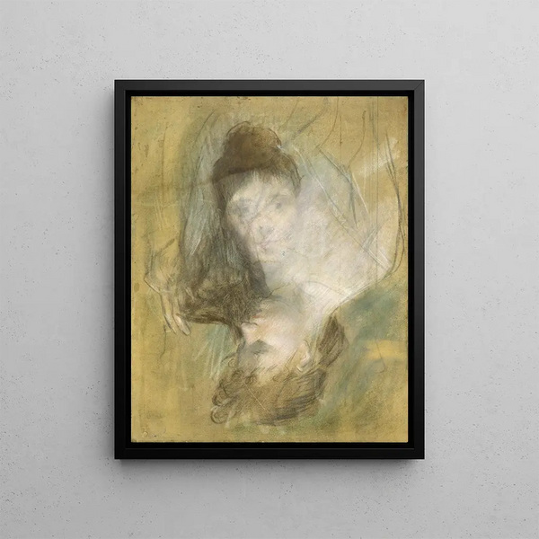 Esquisse d'une Femme - Jean-Louis Forain — indrammet kunstværk på væggen