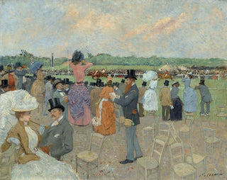 JeanLouis Forain - The Races at Longchamp.webp