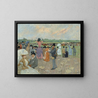 JeanLouis Forain - The Races at Longchamp.webp