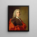 Monsieur Sarasin - Jean-Marc Nattier — indrammet kunstværk på væggen