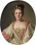Portrait af Marie-Thérèse Geoffrin 1715-1791 Marquise de la Ferté-Imbault - Jean-Marc Nattier — visning af kunstværket
