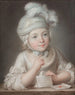 Portrait af barn ved korttårnet - Jean-Martial Frédou — visning af kunstværket