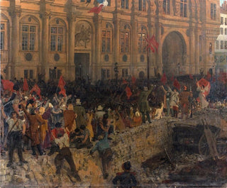 Proklamation af republikken den 24. februar 1848 - Jean-Paul Laurens — visning af kunstværket