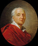Portrait af Denis Diderot 1713-1784 forfatter og filosof - Jean-Simon Berthélemy — visning af kunstværket