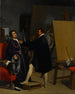 L'Arétin-maleri i Tintorets værksted - Jean-Auguste-Dominique Ingres — visning af kunstværket