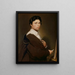 Selvportræt i enogtyveårsalderen - Jean - Auguste - Dominique Ingres — indrammet kunstværk på væggen