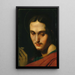 Tête de Saint Jean l'Évangéliste - Jean-Auguste-Dominique Ingres — indrammet kunstværk på væggen
