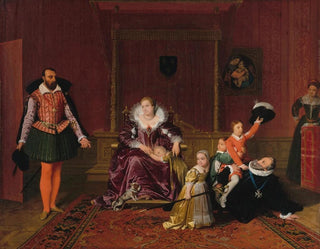 Jean Auguste Dominique Ingres - Henri IV jouant avec ses enfants au moment o lambassadeur dEspagne est admis en sa prsence.webp