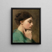 Studie af Odysseen af figuren af ​​apoteosen af Homer - Jean-Auguste-Dominique Ingres — indrammet kunstværk på væggen