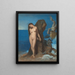Perseus og Andromeda - Jean-Auguste-Dominique Ingres — indrammet kunstværk på væggen