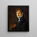 Portrait af Belvèze-Foulon - Jean-Auguste-Dominique Ingres — indrammet kunstværk på væggen