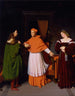 "Raphaël og kardinal Bibbiena's niece" - Jean-Auguste-Dominique Ingres — visning af kunstværket