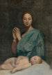 maleriet Jomfruen med den sovende Jesusbarn - Jean-Auguste-Dominique Ingres — visning af kunstværket