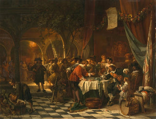 Le roi des tireurs - Jean Auguste Henri Leys — visning af kunstværket