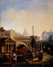 Le marché Saint-Martin - Jean Baptiste Lecoeur — visning af kunstværket