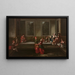 Danse dans le Harem - Jean-Baptiste Vanmour — indrammet kunstværk på væggen