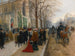 Efter messen i Sankt Trinitets kirke, jul 1890 - Jean Béraud — visning af kunstværket
