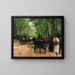 Bois de Boulogne - Jean Béraud — indrammet kunstværk på væggen