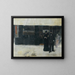 Par foran en smykkebutik - Jean Béraud — indrammet kunstværk på væggen