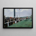 Courses à Longchamp, ankomsten ved pælen - Jean Béraud — indrammet kunstværk på væggen