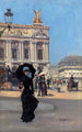 foran Operaen - Jean Béraud Source: Tableau Devant l'Opéra - Jean Béraud | Reproduction — visning af kunstværket