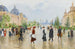 mellem det lille og det store palads, avenue Alexandre-III - Jean Béraud — visning af kunstværket