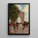 L'Arc de Triomphe Champs-Élysées - Jean Béraud — indrammet kunstværk på væggen