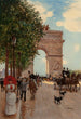 L'Arc de Triomphe Champs-Élysées - Jean Béraud — visning af kunstværket
