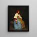 L'Italienne - Jean Béraud — indrammet kunstværk på væggen