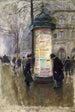 La colonne Morris - Jean Béraud — visning af kunstværket
