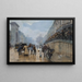 L'ulykke Porte Saint-Denis - Jean Béraud — indrammet kunstværk på væggen