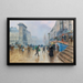 Le boulevard Saint-Denis Paris - Jean Béraud — indrammet kunstværk på væggen